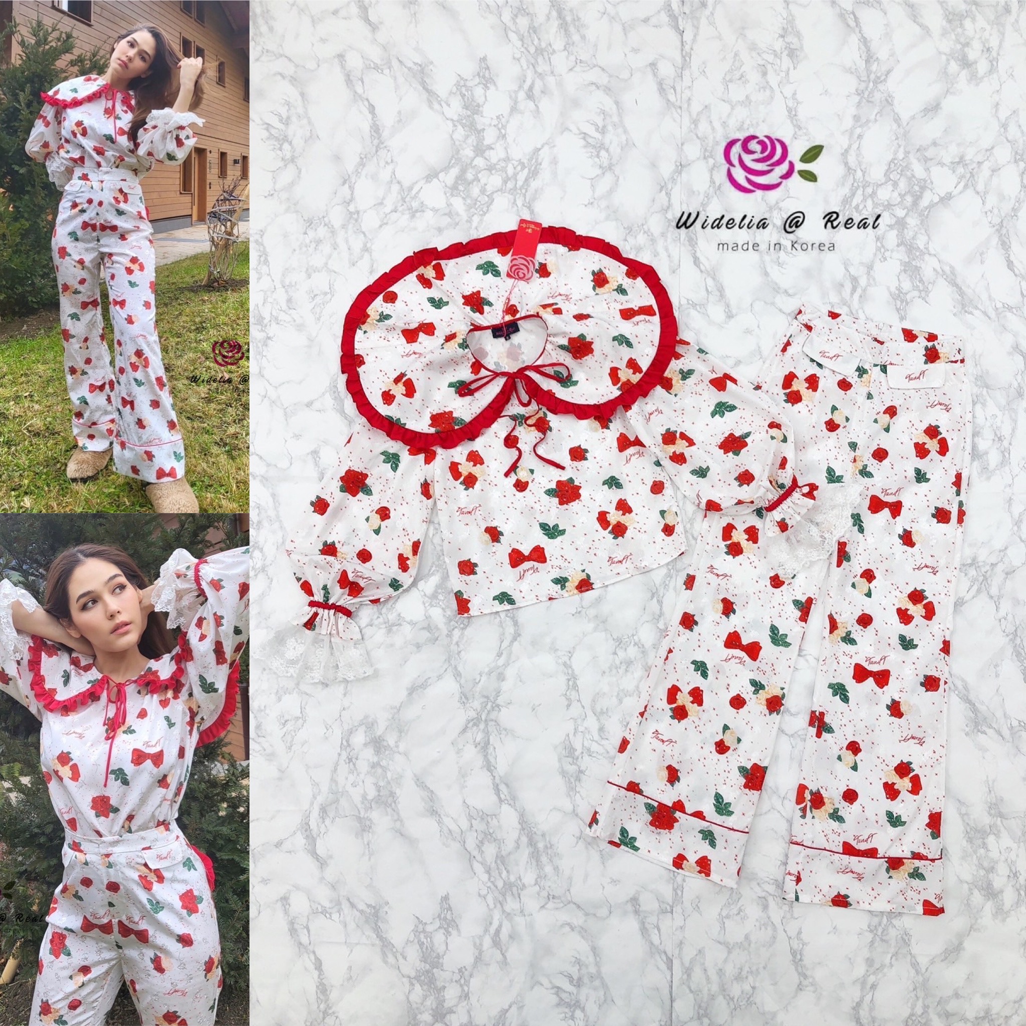 Abbi Set Top & Pant เซ็ทเสื้อแขนยาวกับกางเกงขายาวแสนสวย