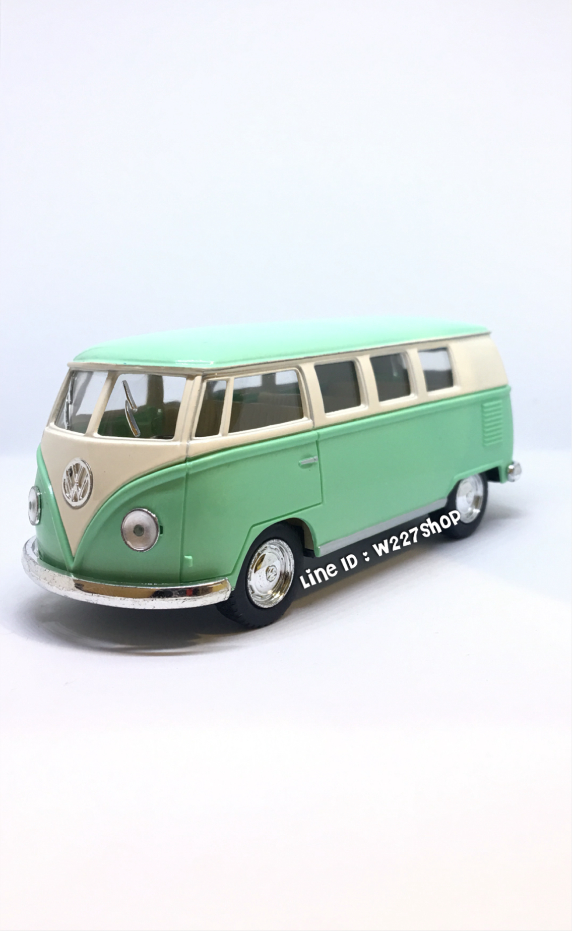 1962 Volkswagen Classical Bus โมเดลรถเหล็ก รถโฟล์คตู้ (ปลีก-ส่ง)