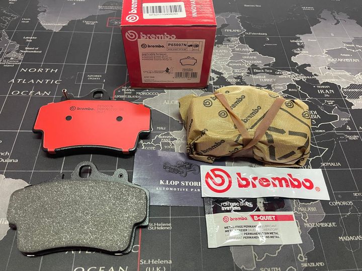 P65 007C ผ้าเบรก-F-แท้ BREMBO รุ่น Ceramic : PORSCHE Boxster 986 987, Cayman บ๊อกสเตอร์ 96-> การันตีคุณภาพมาตรฐานโดย " เครอป อะไหล่ยนต์"