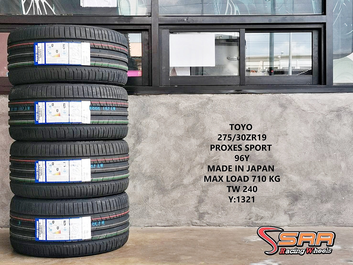 TOYO PROXES SPORT 275/30ZR19 ยางใหม่ ปี2021 ราคาพิเศษ