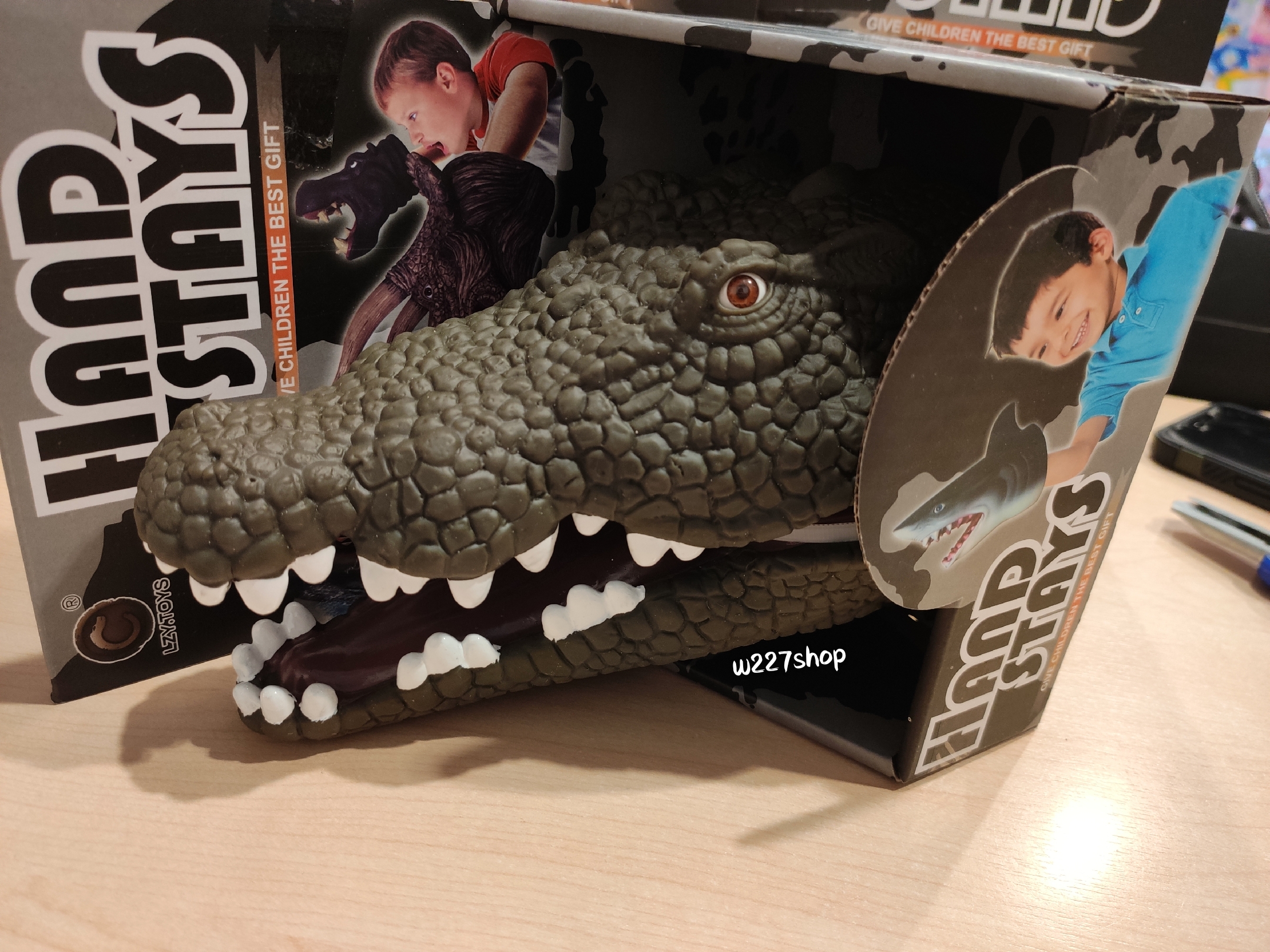 หัวไดโนเสาร์ สวมมือ ยางนิ่ม Hand stays (ปลีก-ส่ง)