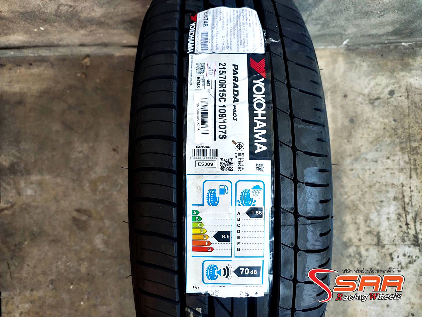 YOKOHAMA PARADA PA03 215/70R15 ยางขอบขาว ราคาพิเศษ