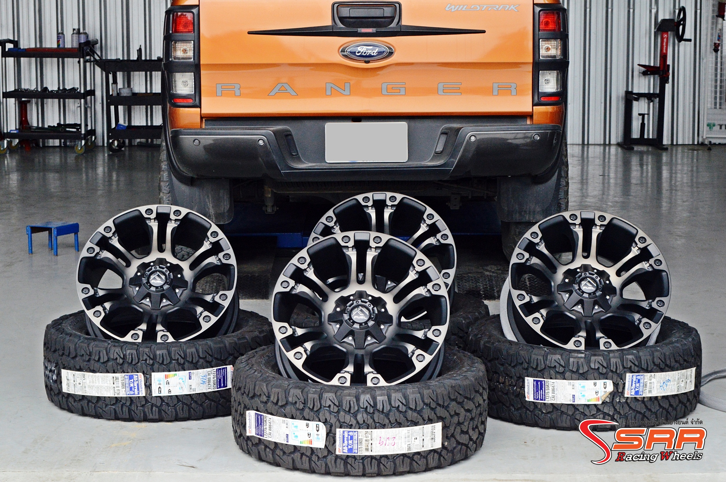 FUEL VAPOR ขอบ20 ET+1 6x135/6x139.7 MATTE BLACK MACHINED/TINT CLEAR