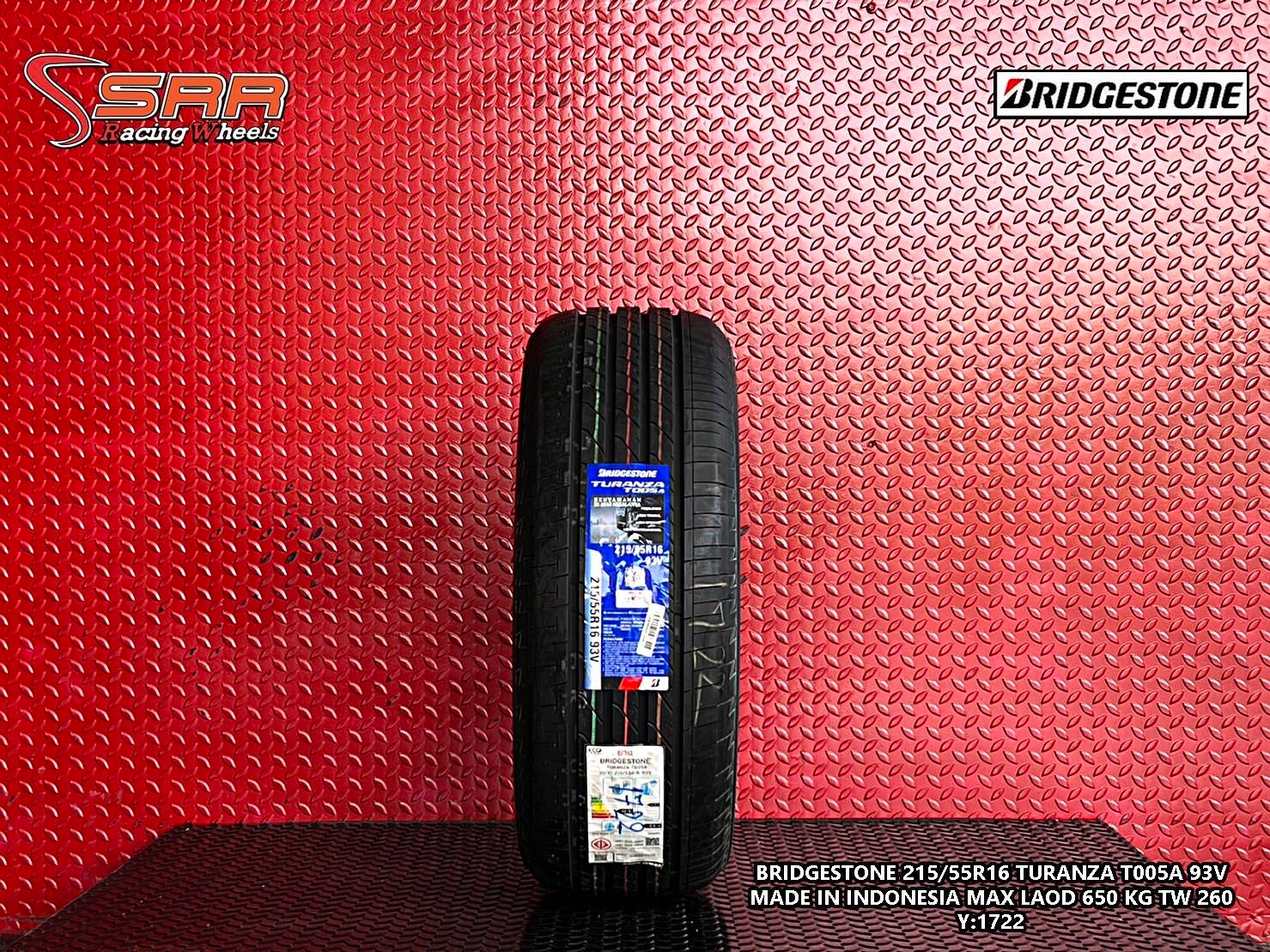 BRIDGESTONE TURANZA T005A 215/55R16 ยางใหม่ ลดราคาพิเศษ