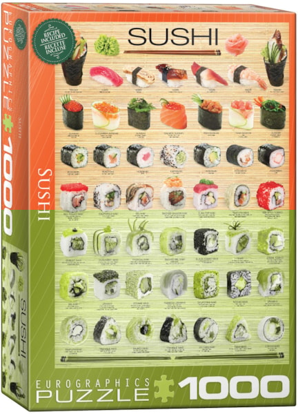 Eurographics - Sushi (Non-Pattern) 1000 pcs.