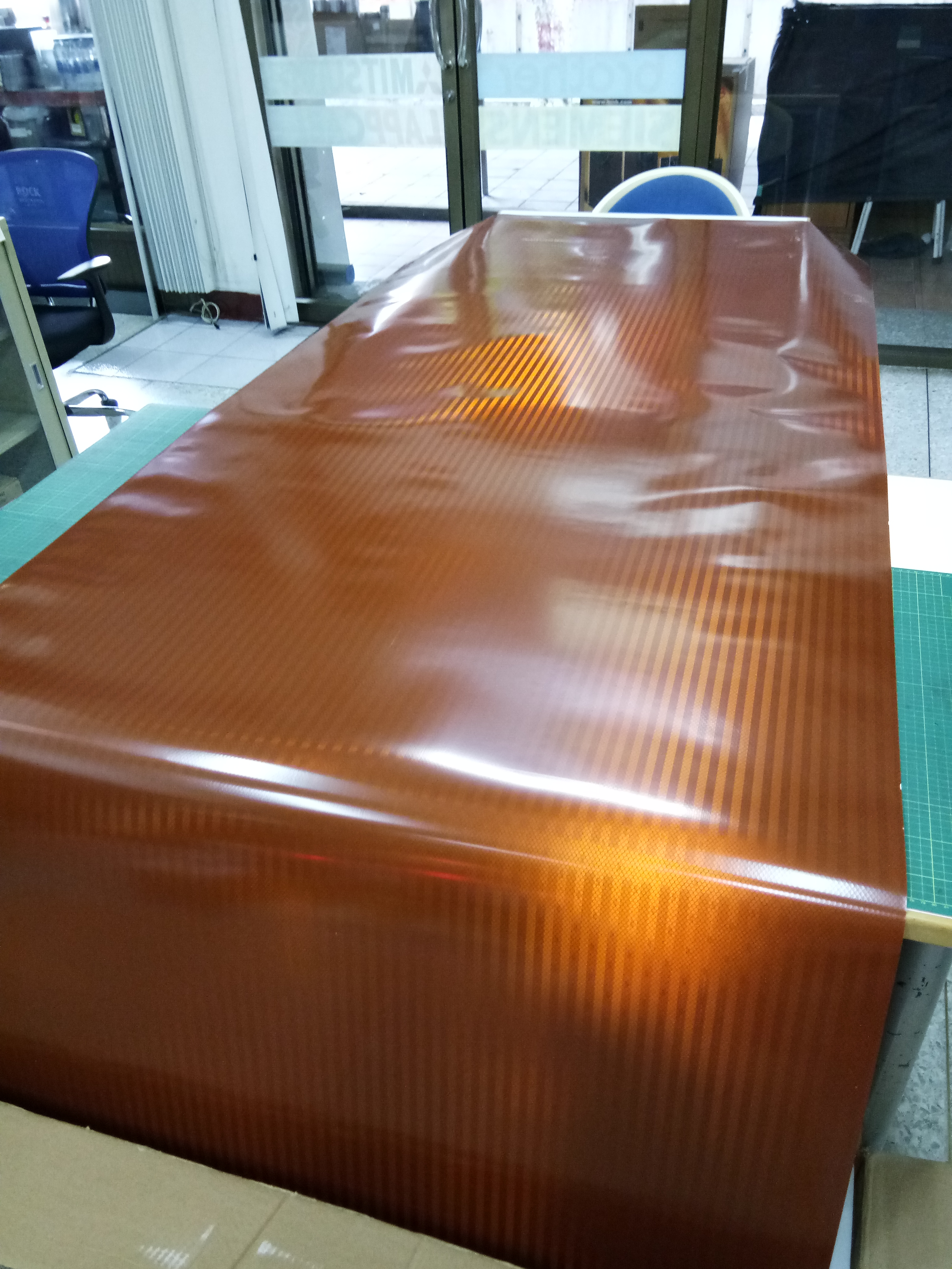 สติ๊กเกอร์สะท้อนแสง เอ็นจิเนียร์ 3M แท้ กว้าง 48 นิ้ว X 45.72 เมตร Engineering GRADE Prismatic EGP งานจราจร