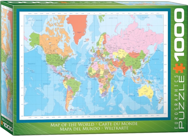 Eurographics - Map of The World 1271 (Non-Pattern) 1000 pcs.