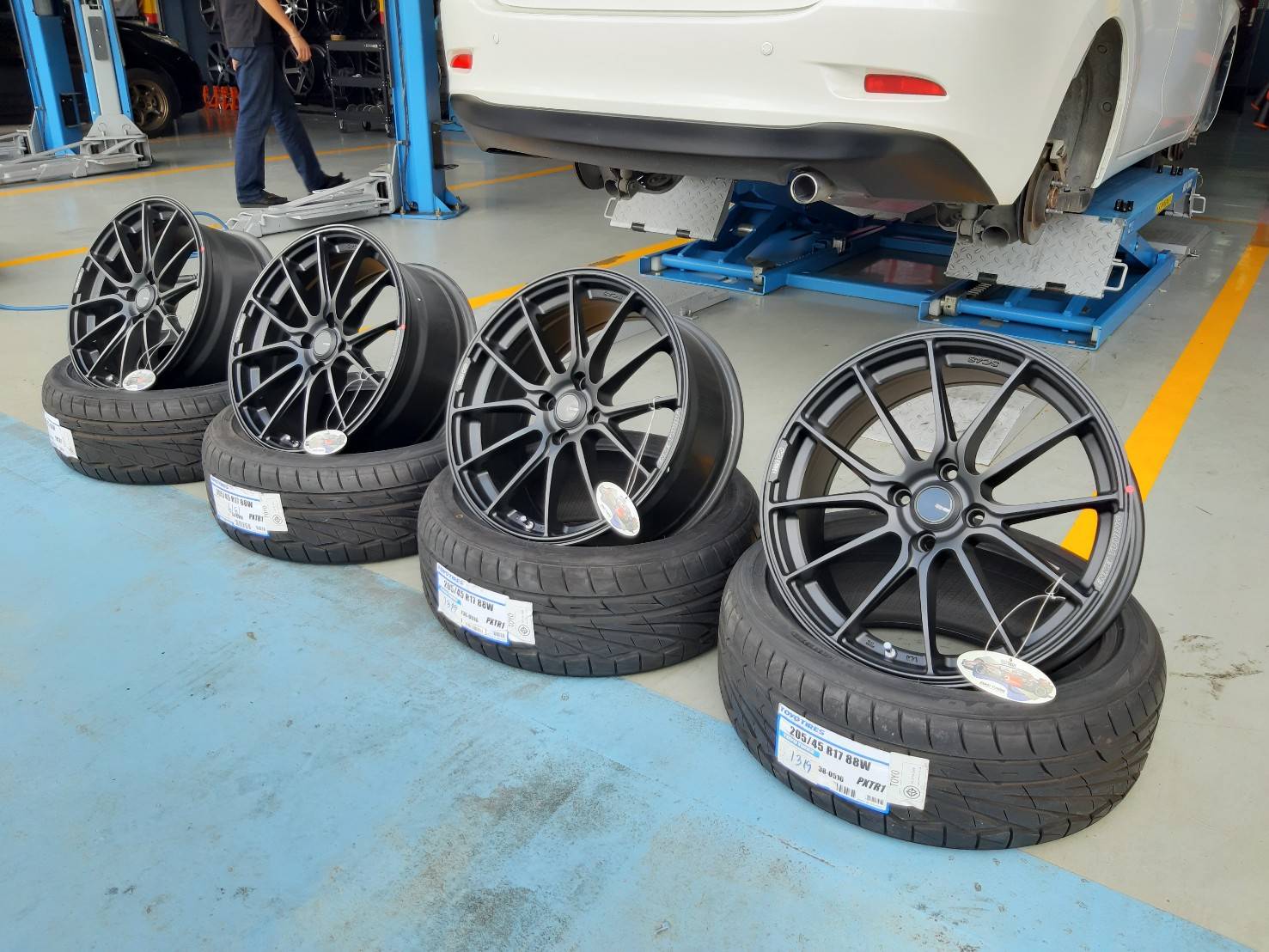 ENKEI TUNING SC48 ขอบ17 ET38 4x100 MBQR2