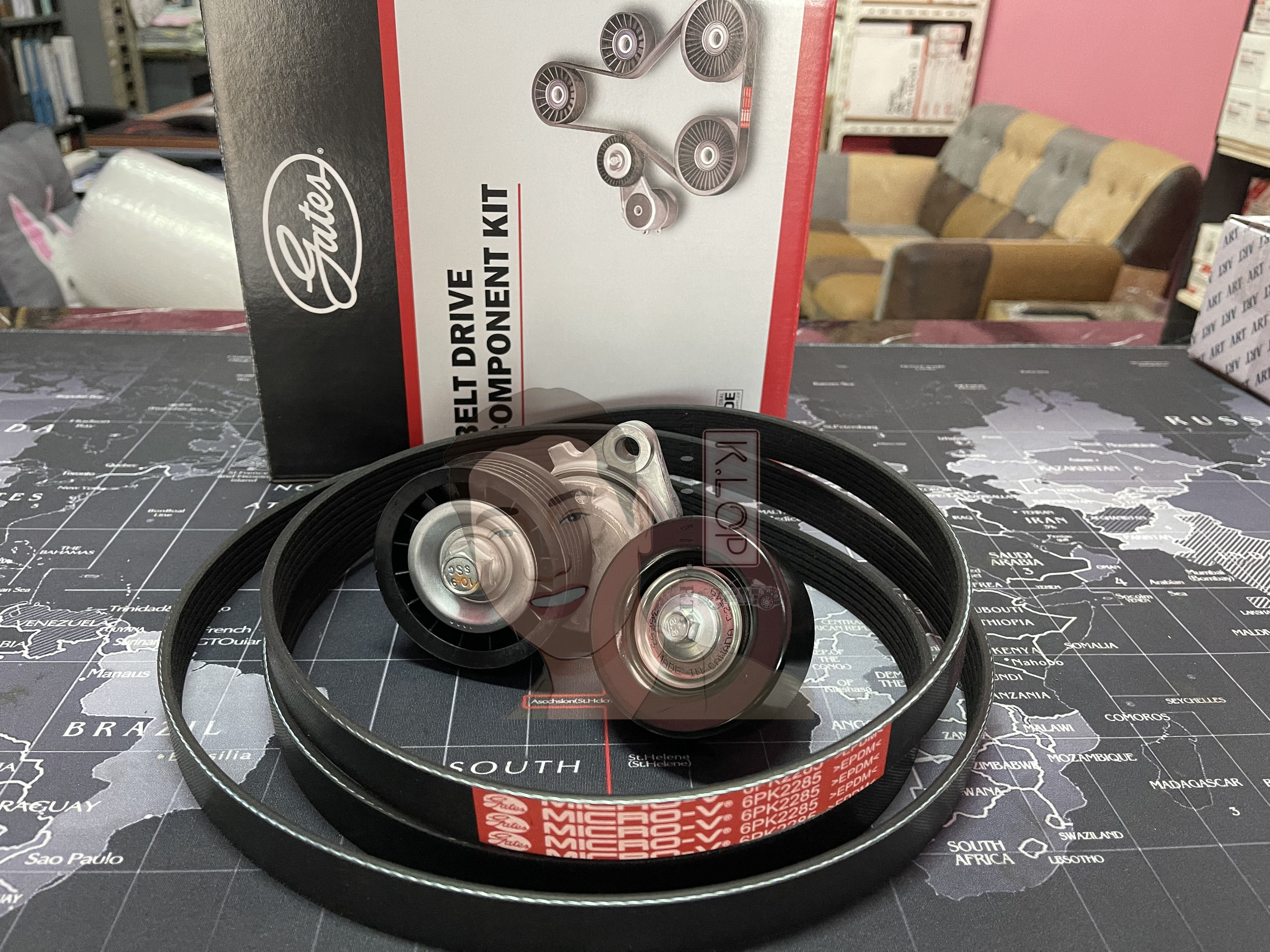 ชุดตั้งสายพาน(GATE) : ชุด 6PK2285 Mazda Tribute 2.3L./ FORD Escape