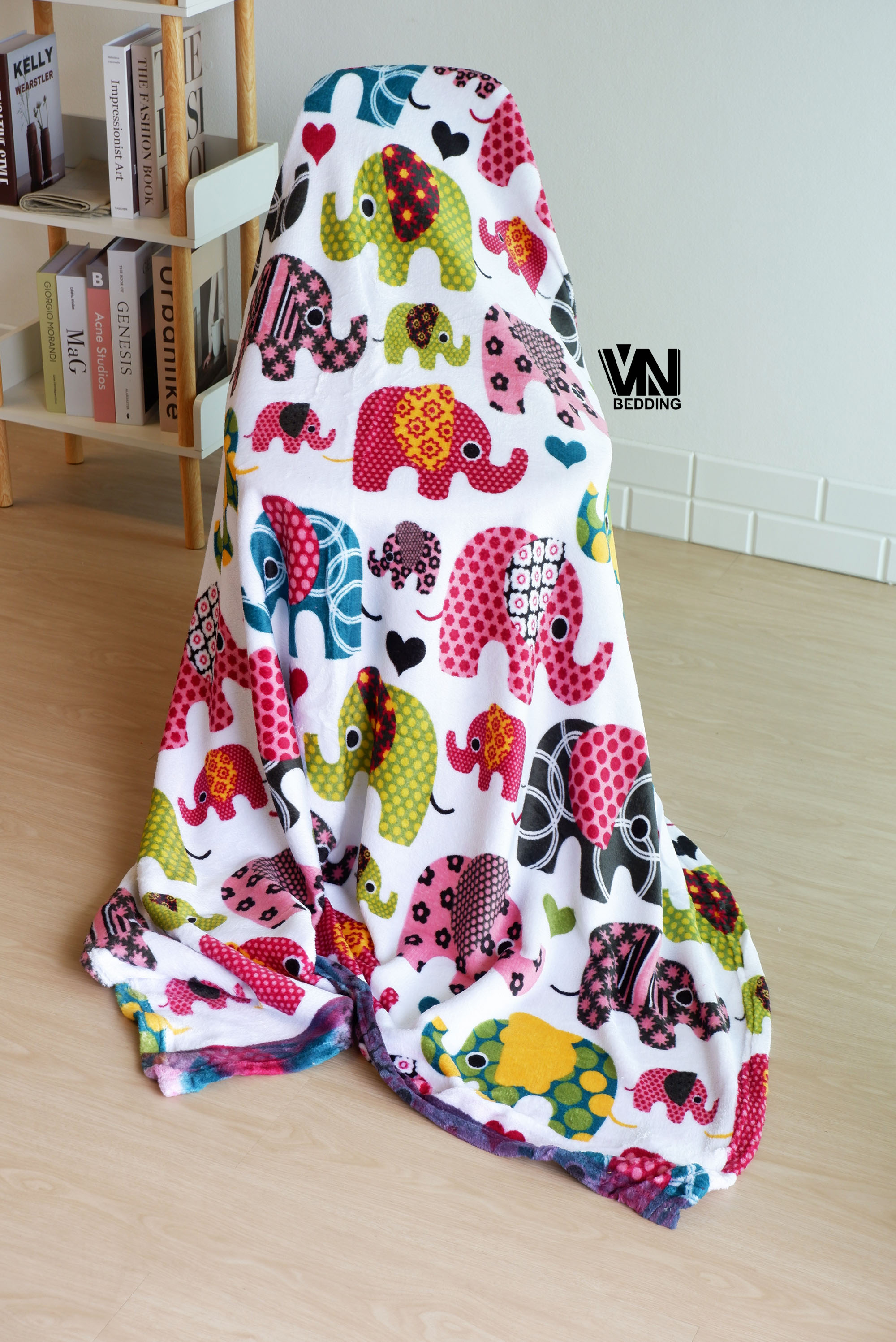 ผ้าห่มนาโน 4.5 ฟุตแบบหนา รุ่นกระเป๋าท๊อฟฟี่ (100ผืน)