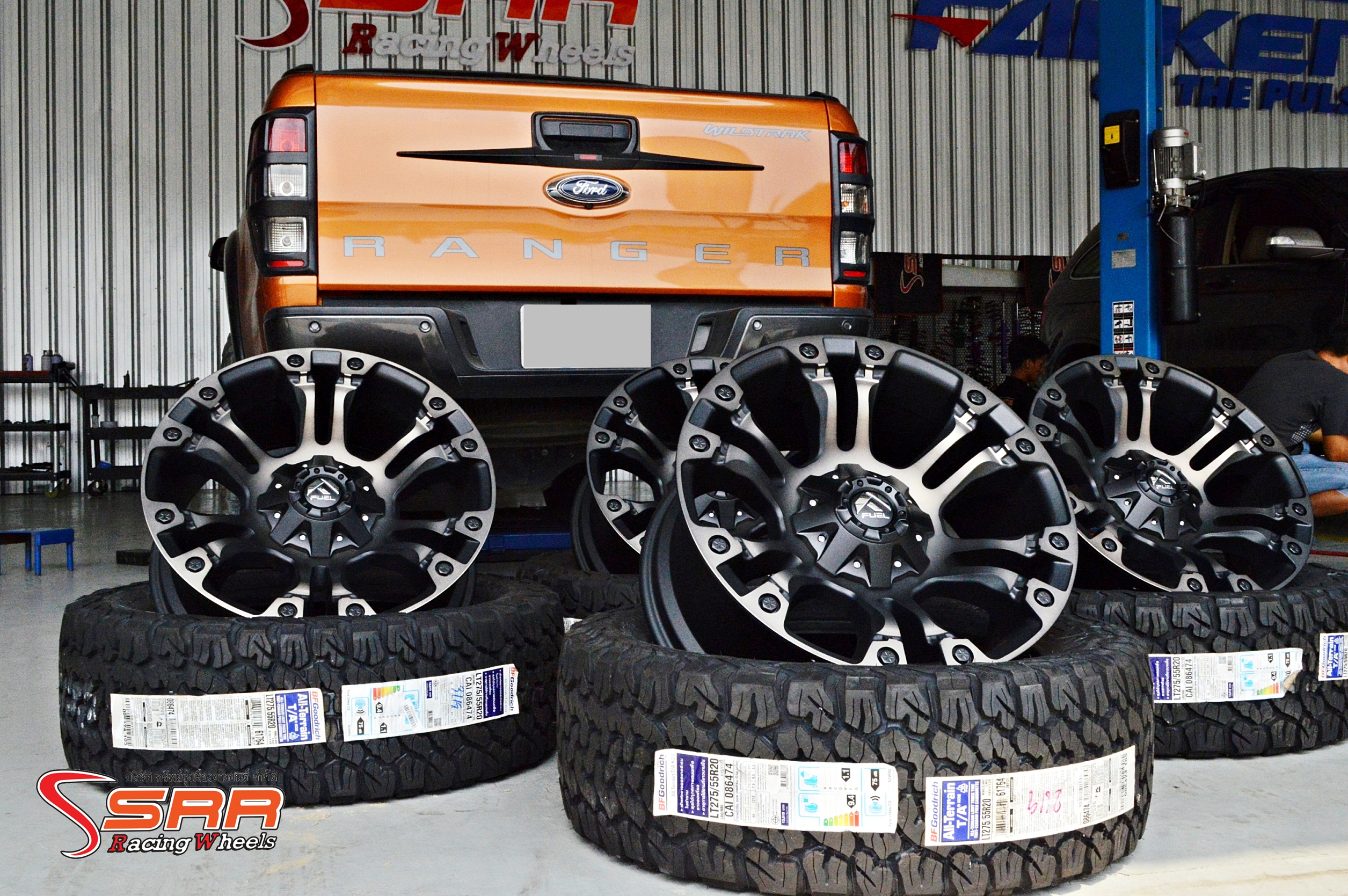 FUEL VAPOR ขอบ20 ET+1 6x135/6x139.7 MATTE BLACK MACHINED/TINT CLEAR