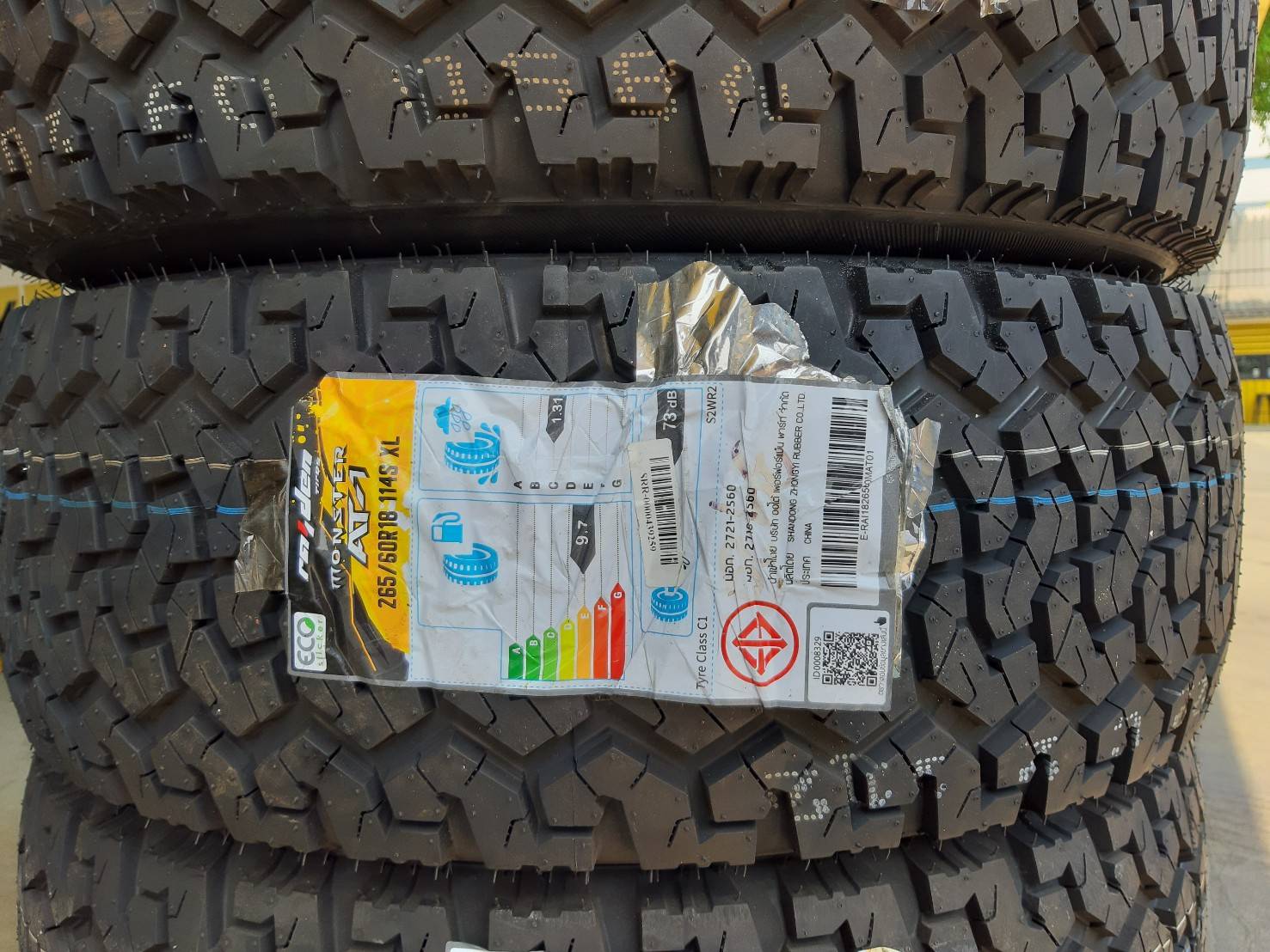 RAIDEN MONSTER AT-1 265/60R18 ยางใหม่ปี20 ลดราคาพิเศษ