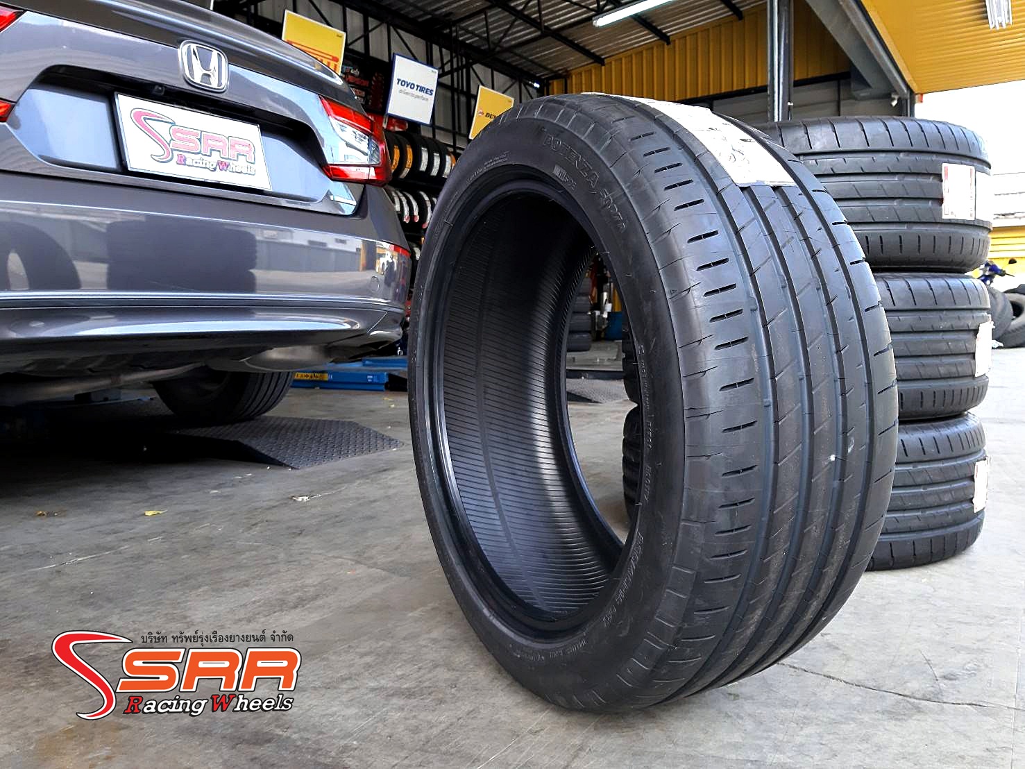 BRIDGESTONE POTENZA S007A 235/45R18 ยางใหม่ปี2021 ราคาพิเศษ