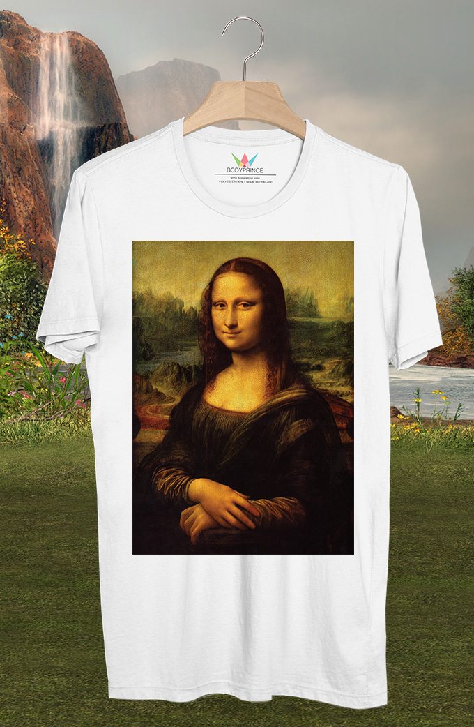 BP834 เสื้อยืด Mona Lisa