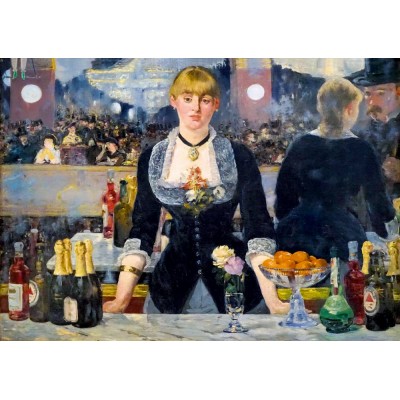 Bluebird Puzzle - A Bar at the Folies-Bergère, 1882 by Edouard Manet 1000 pcs.