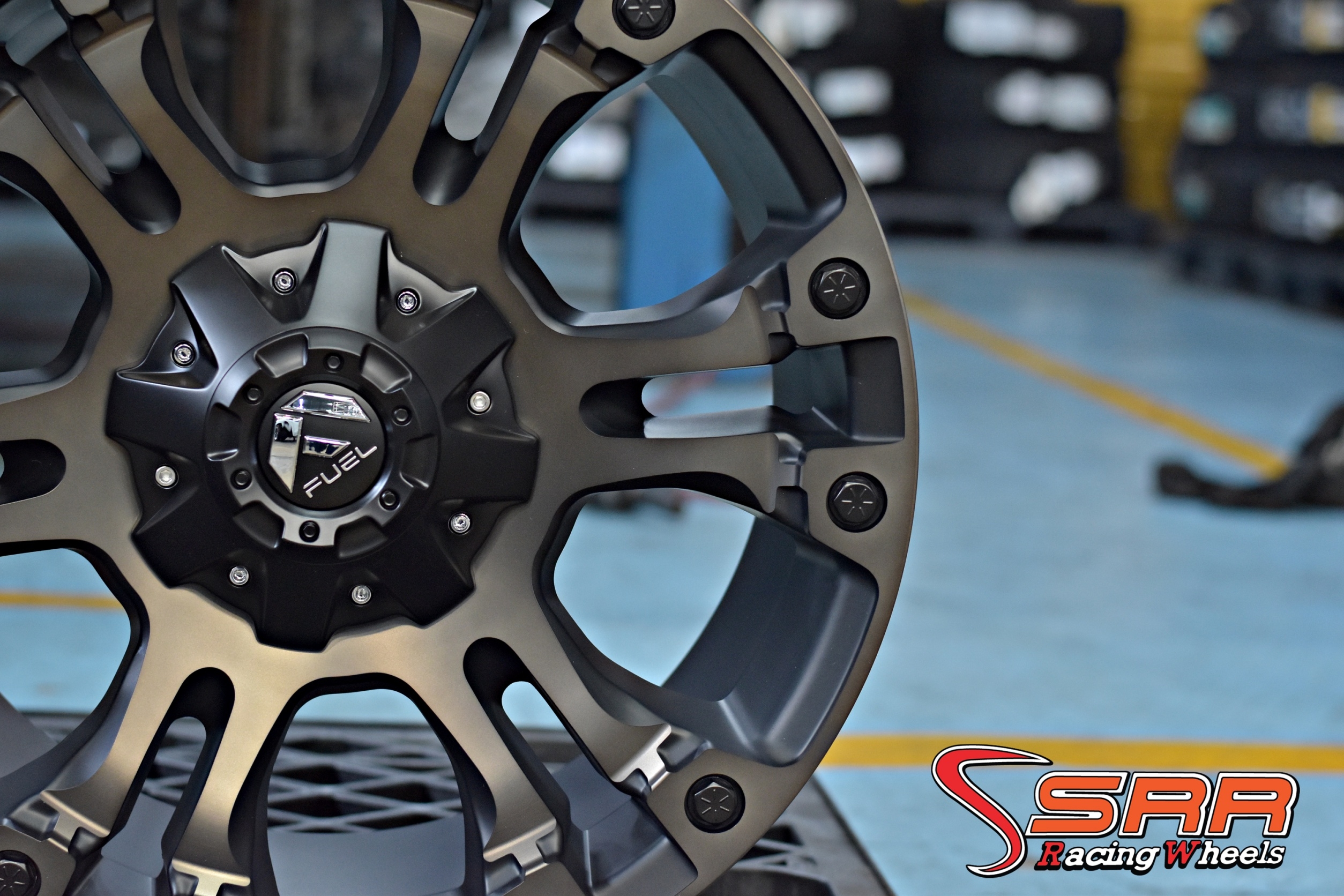 FUEL VAPOR 20x9 6x135/6x139.7 ET+20 MATTE BLACK MACHINED/TINT CLEAR