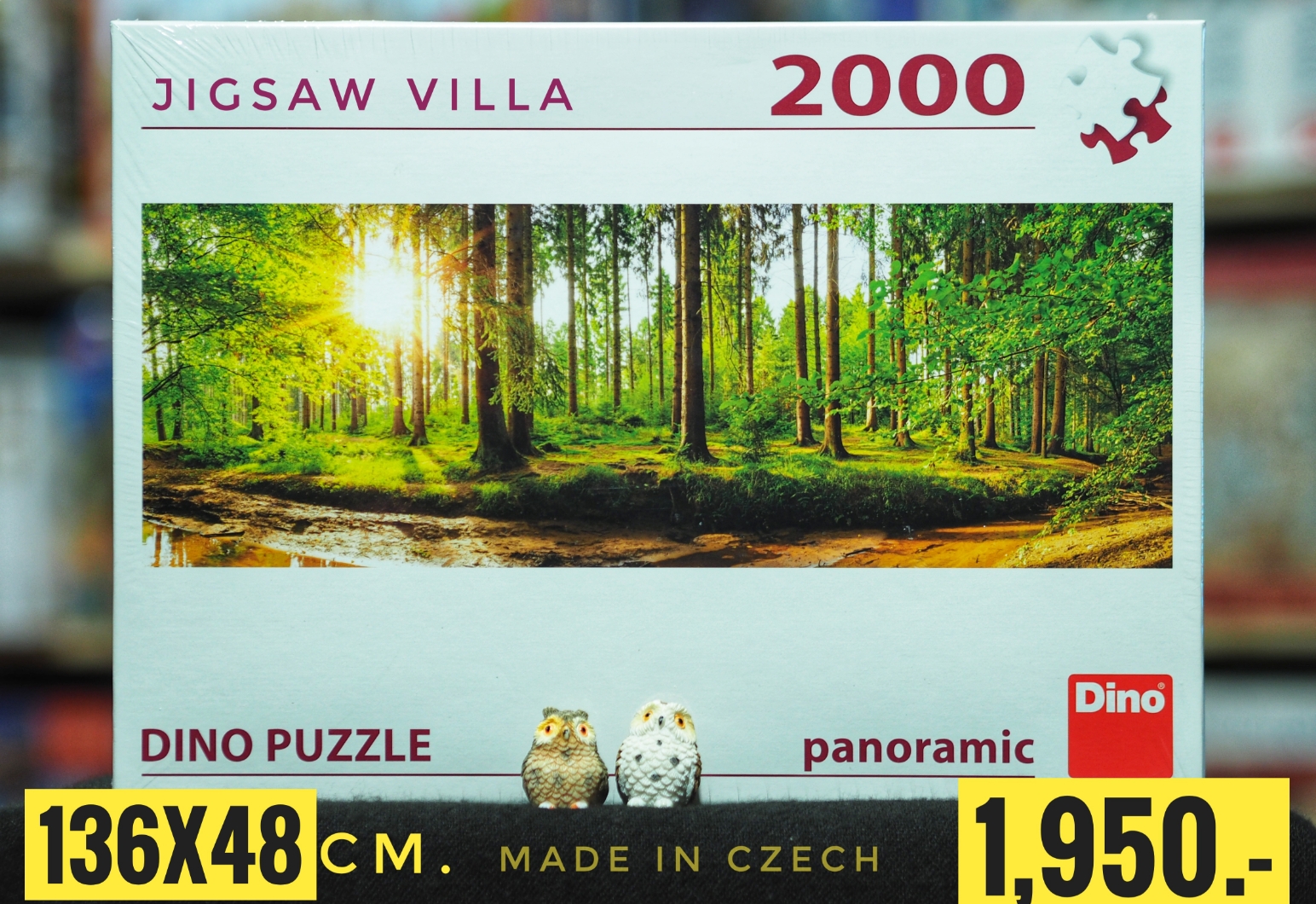 Dino Puzzle - Dawn in the Forest (Panoramic) 2000 pcs.