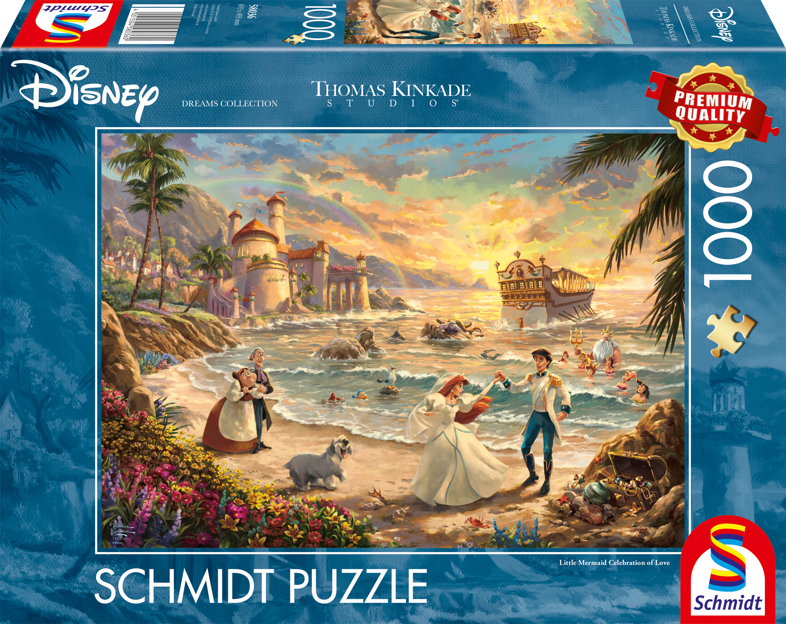 Schmidt - Disney : Little Mermaid Celebration of Love by Thomas Kinkade 1000 pcs.