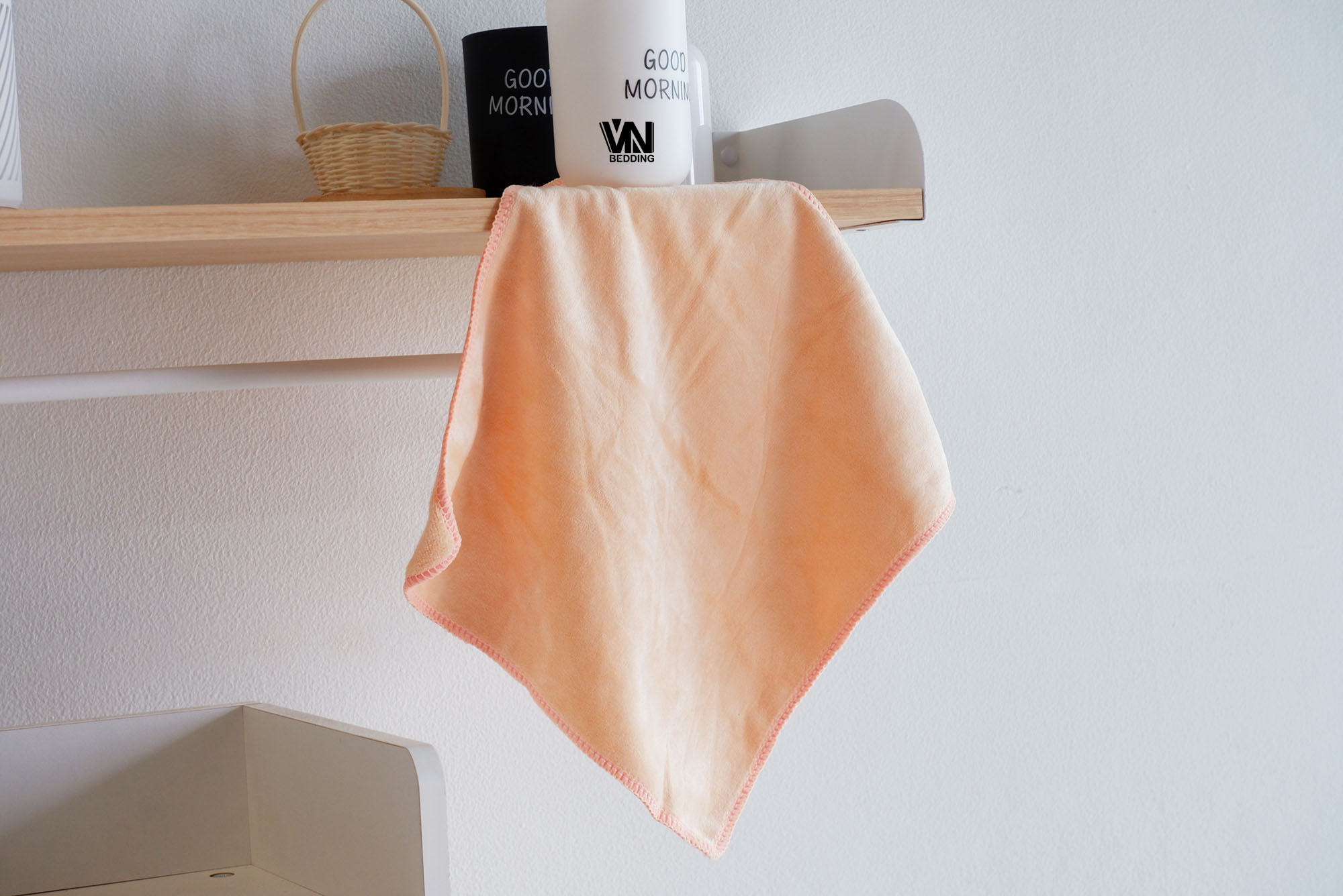 ผ้านาโนอเนกประสงค์สีพื้น ขนาด30*30 CM รุ่นหนา (1โหล)