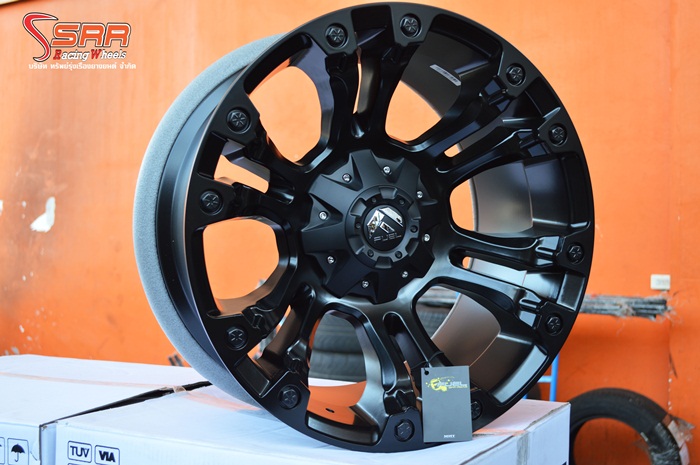 FUEL VAPOR D560 ขอบ20x10 6x135/6x139.7 ET-18 MATTE BLACK