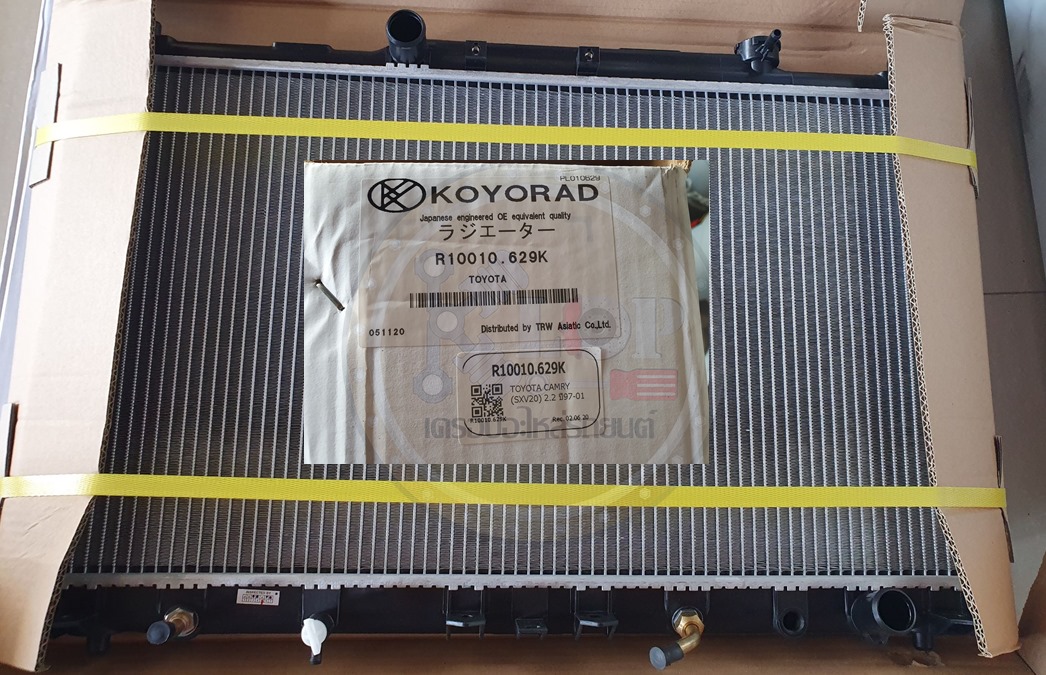 R10010.629K แผงหม้อน้ำ(KOYORAD) Toyota Camry(SXV20) 2.2cc. ปี1997-2001