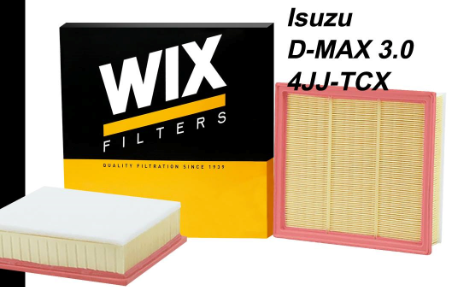 WA9871 กรองอากาศ WIX รุ่น : ISUZU TFR11 D-Max 3.0 4JJ-TCX ฟองน้ำ, RZ4E-TC 1.9