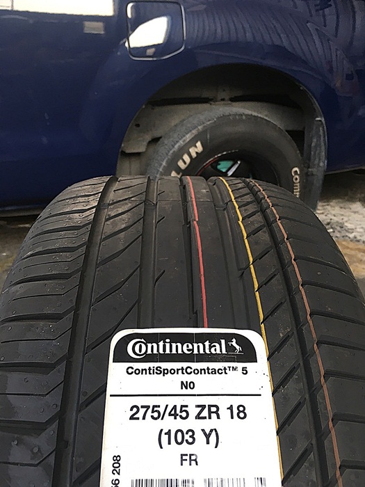 CONTINENTAL ContiSportContact 5 NO 275/45ZR18