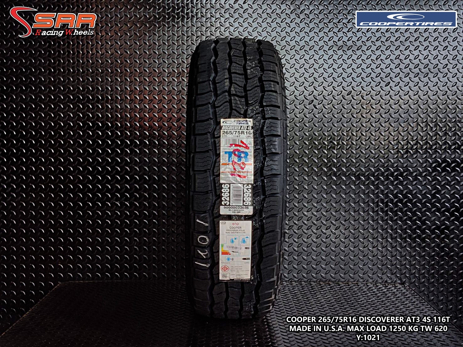 COOPERTIRES DISCOVERER AT3 4S 265/75R16 ยางใหม่ปี2021 U.S.A.