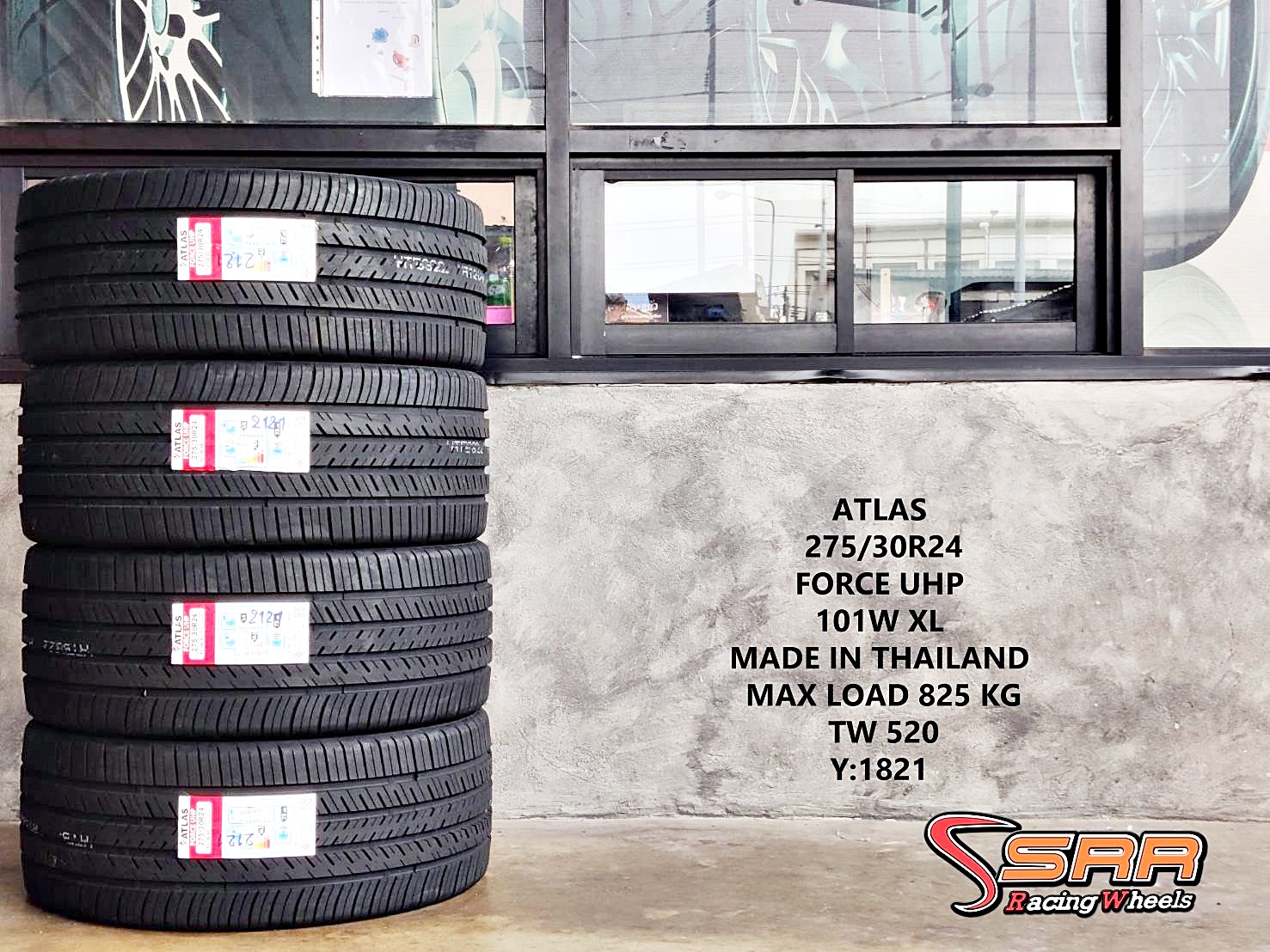ATLAS TIRES FORCE UHP 275/30R24 ยางใหม่ ปี2021 ราคาพิเศษ