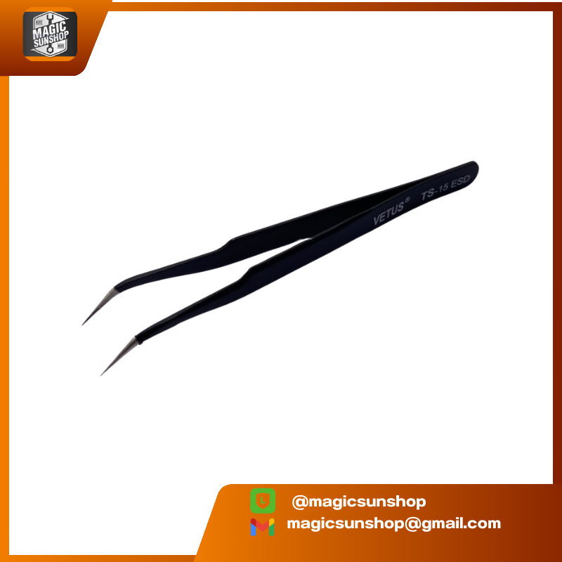 928459 VETUS ESD Tweezers ESD 15 (SD00133)