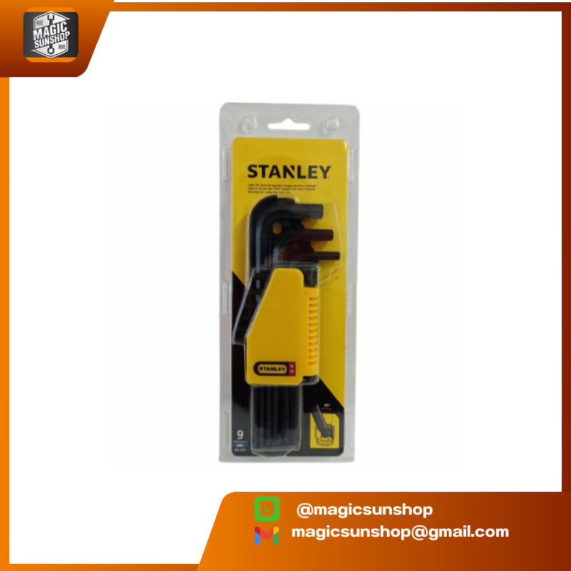 STANLEY ชุดประแจ 6 เหลี่ยม 9 ชิ้น 69-256
