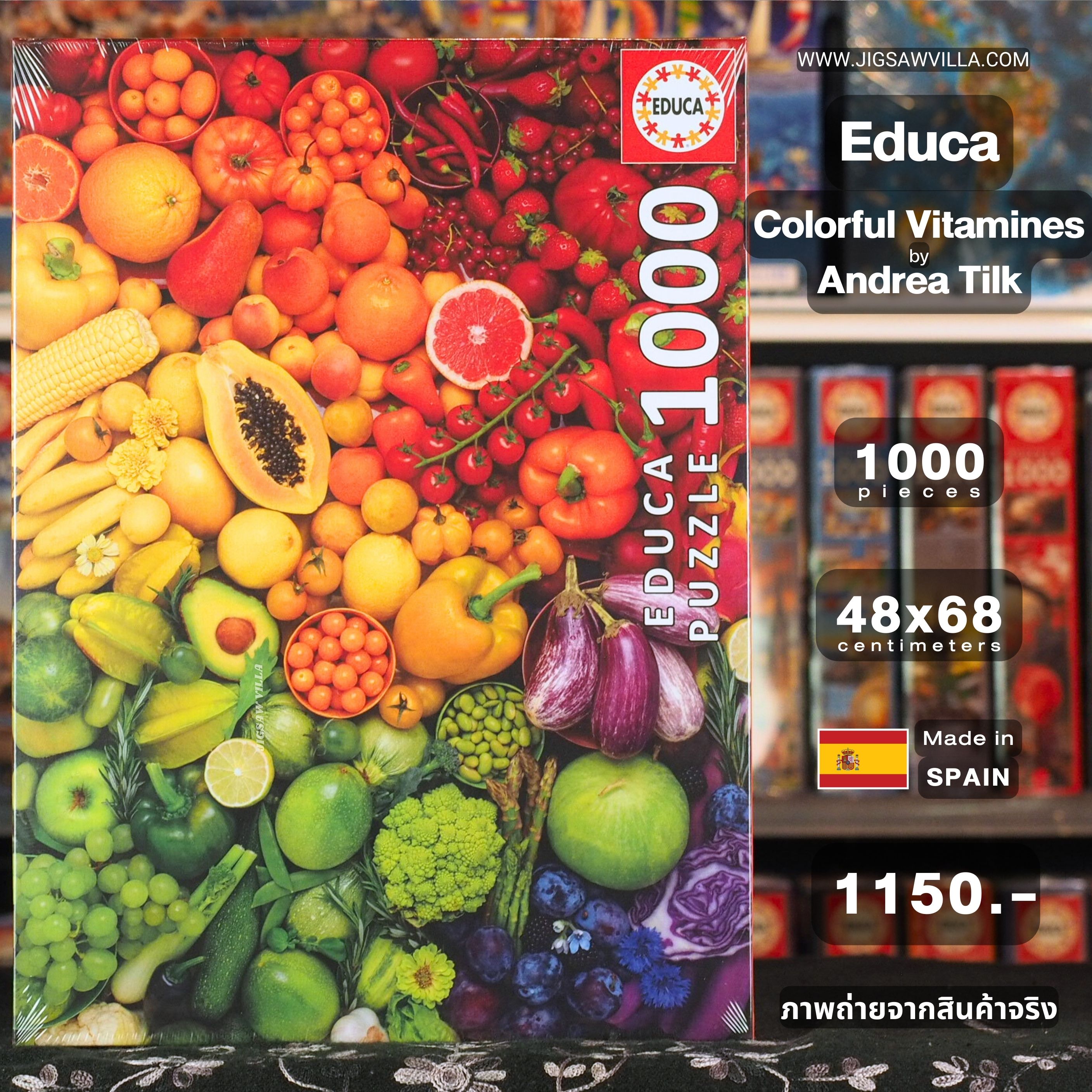 Educa - Colorful Vitamines by Andrea Tilk 1000 pcs.