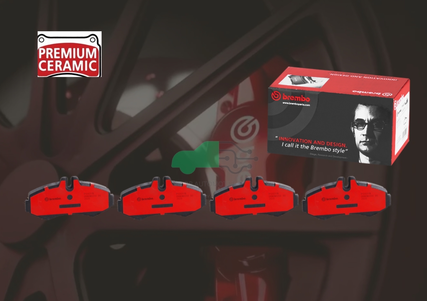 P50 031N ผ้าเบรกหน้า BREMBO รุ่น Ceramic) BENZิ VITO W638 95-03