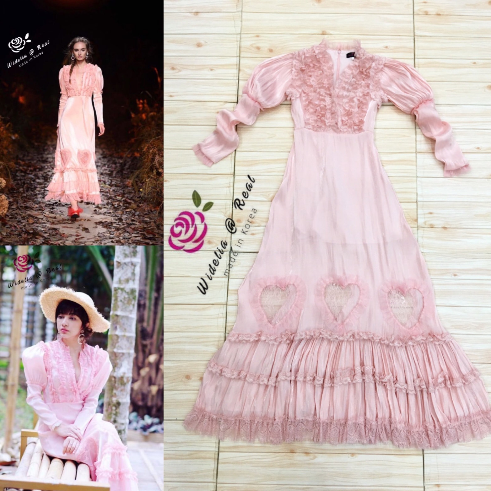 Landmee Maxi dress เเม็กซี่เดรสตัวยาวแสนสวย โทนสีสุดน่ารัก