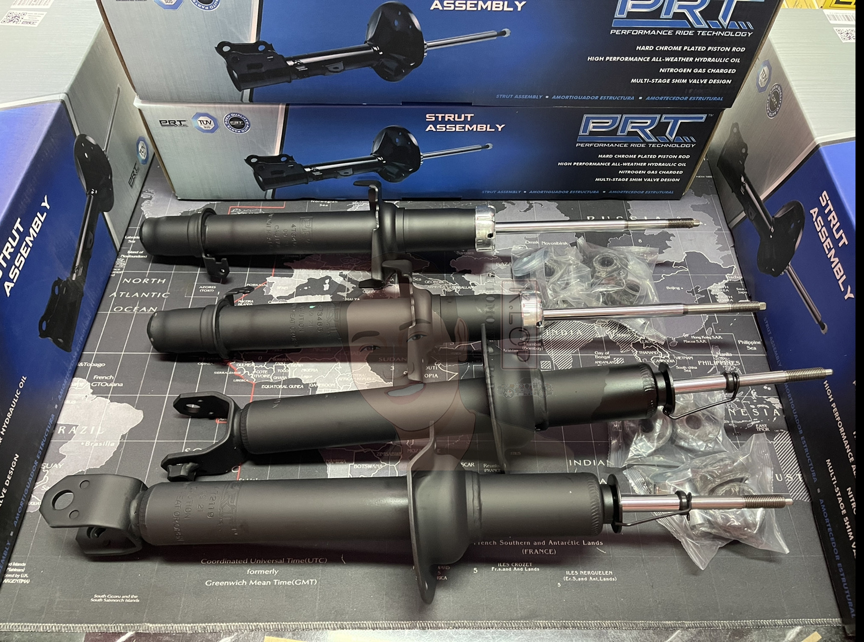 ชุดโช้คอัพ หน้า-หลัง (ยี่ห้อPRT มาตรฐานอเมริกา ประกัน 3 ปี) MITSUBISHI Lancer 1.6 GLX ปี2004-2009