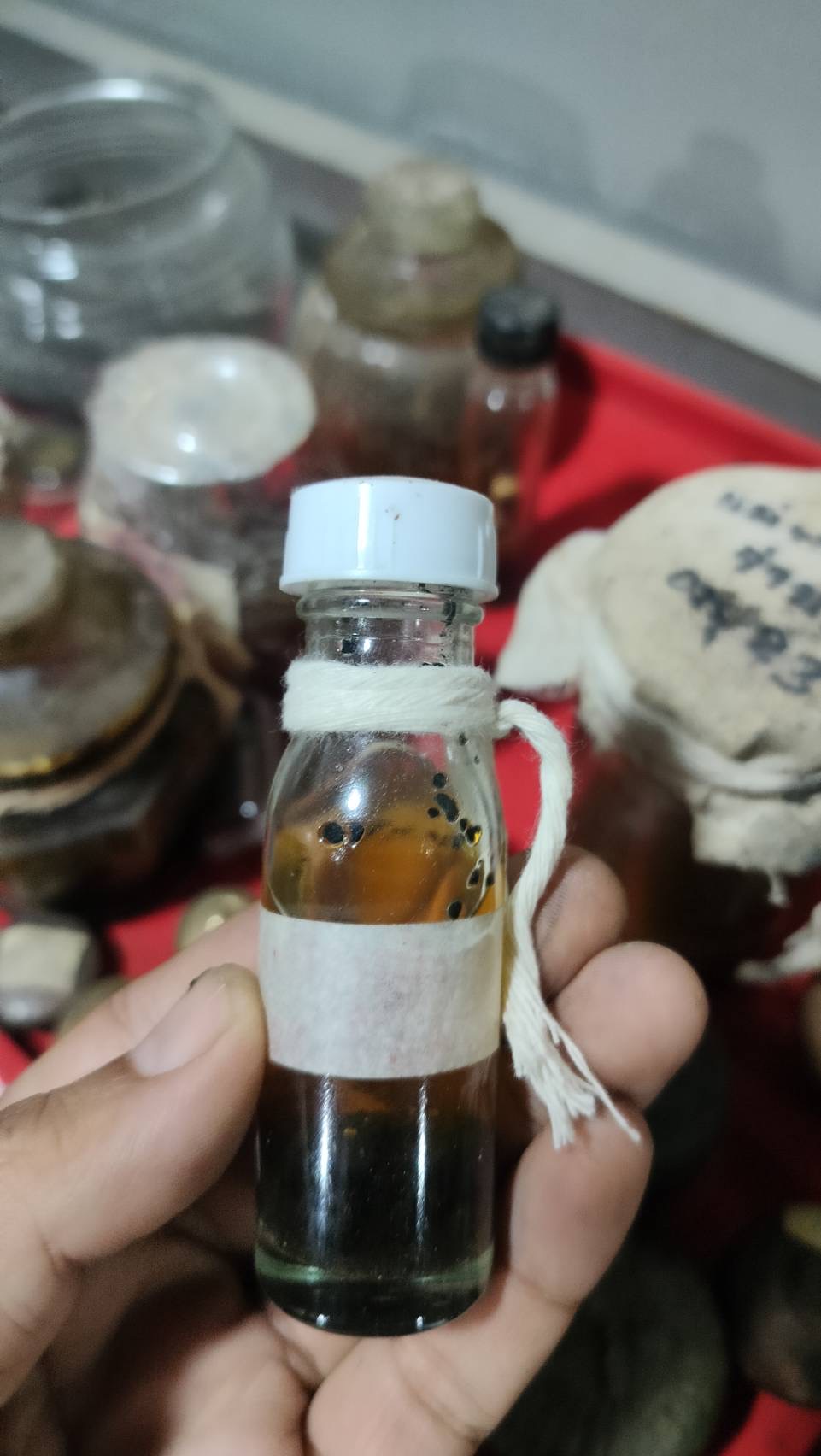 ขุนแผนอุ้มนางจอมเวทย์สายดำ ขุนแผนรุ่น 1 ตะกรุดทองแดง สำนักคนเลี้ยงผี สร้างมีนาคม 2568