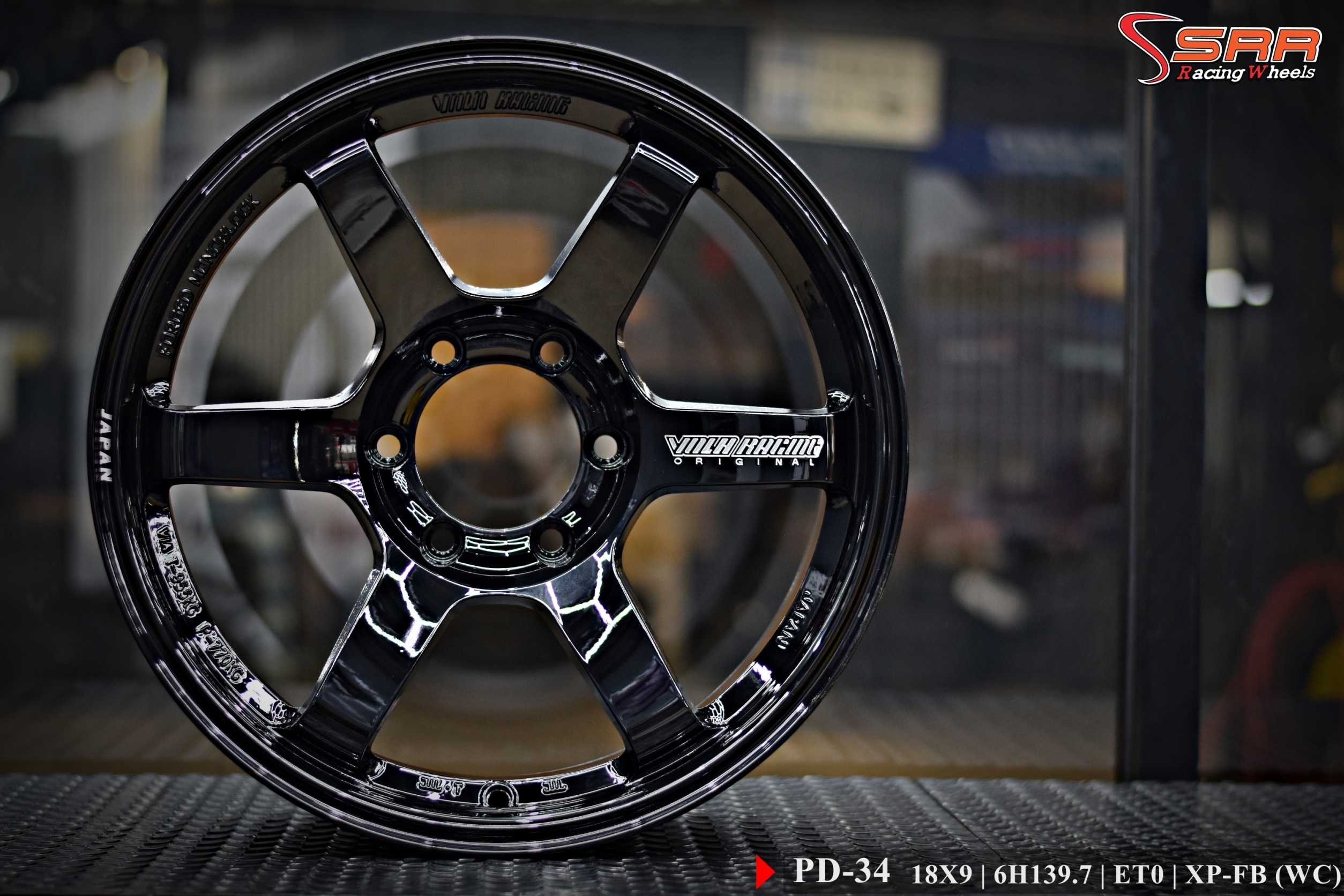 PREDATOR PD-34 TE37 ขอบ18 6H139.7 ET0 XP-FB (WC)