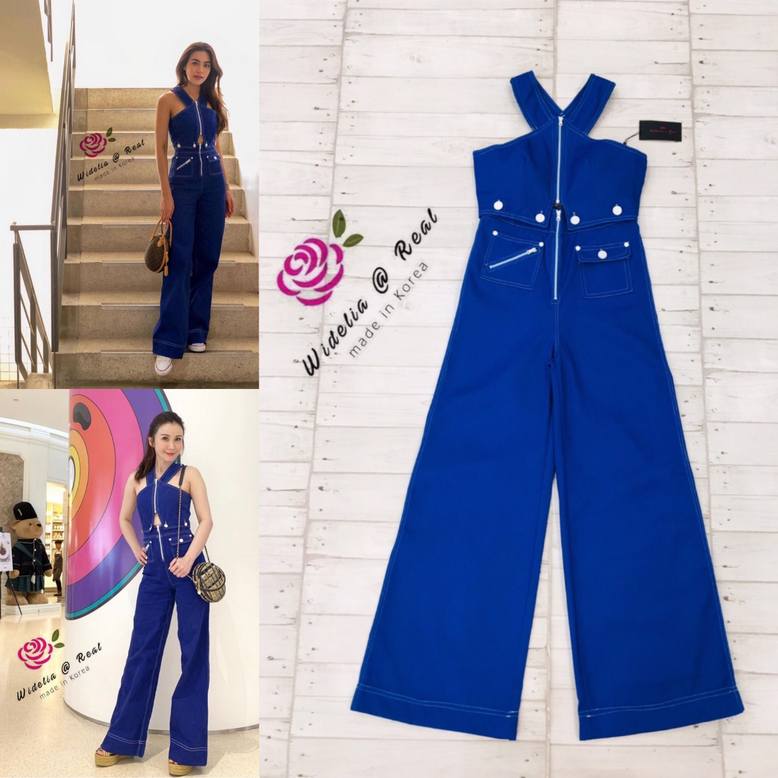 Alice mccall Jumpsuit จั้มสูทขายาวตัวสวย ตัวนี้สวยมากอีกแล้ว แพทเทิลเนี๊ยบมากๆ