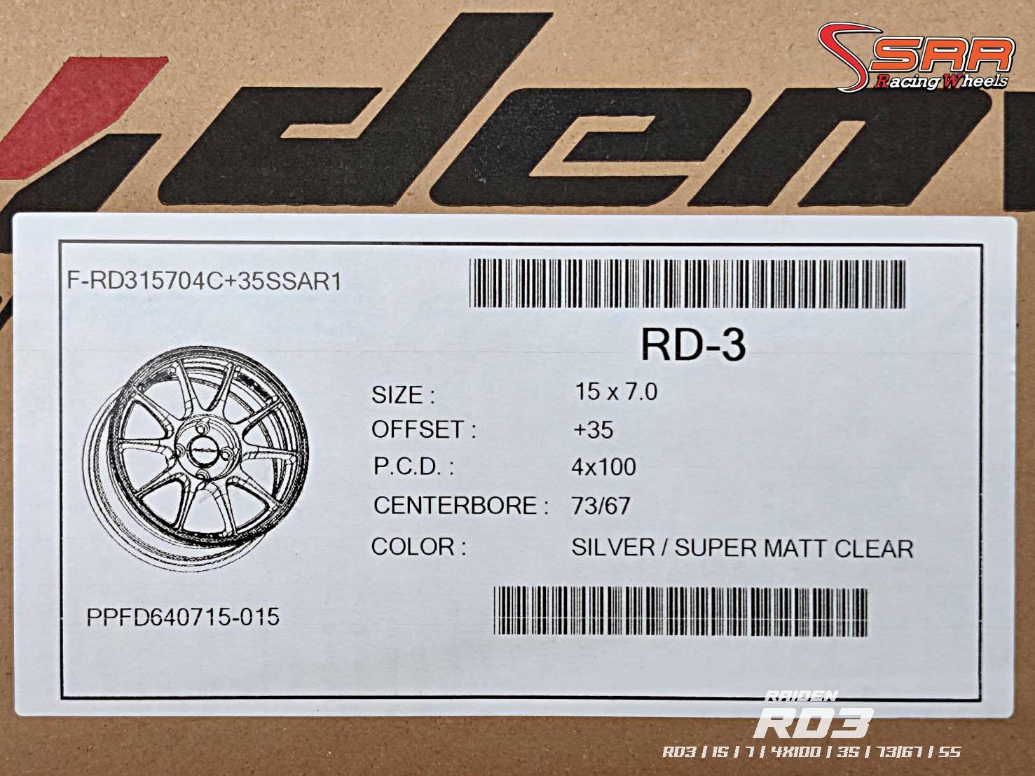 APP RD3 ขอบ15 4x100 ET35 SS ราคาพิเศษ