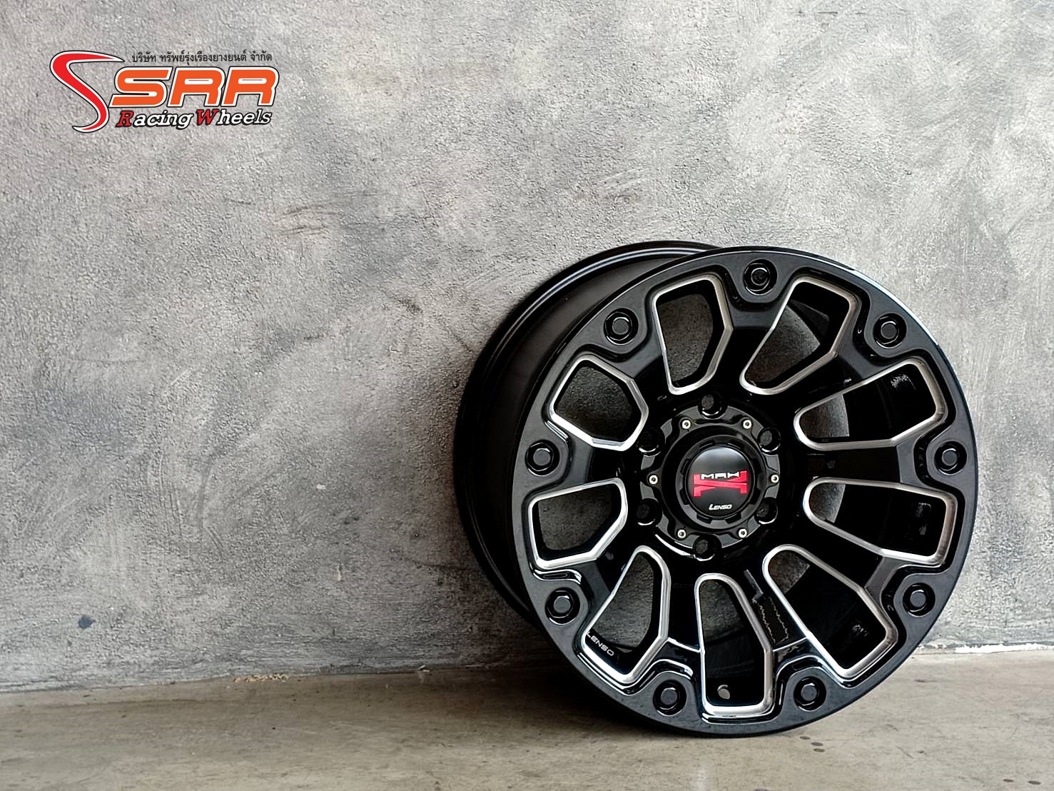 MAX-X09 LENSO ขอบ16 ET+00 6x139.7 BKWA
