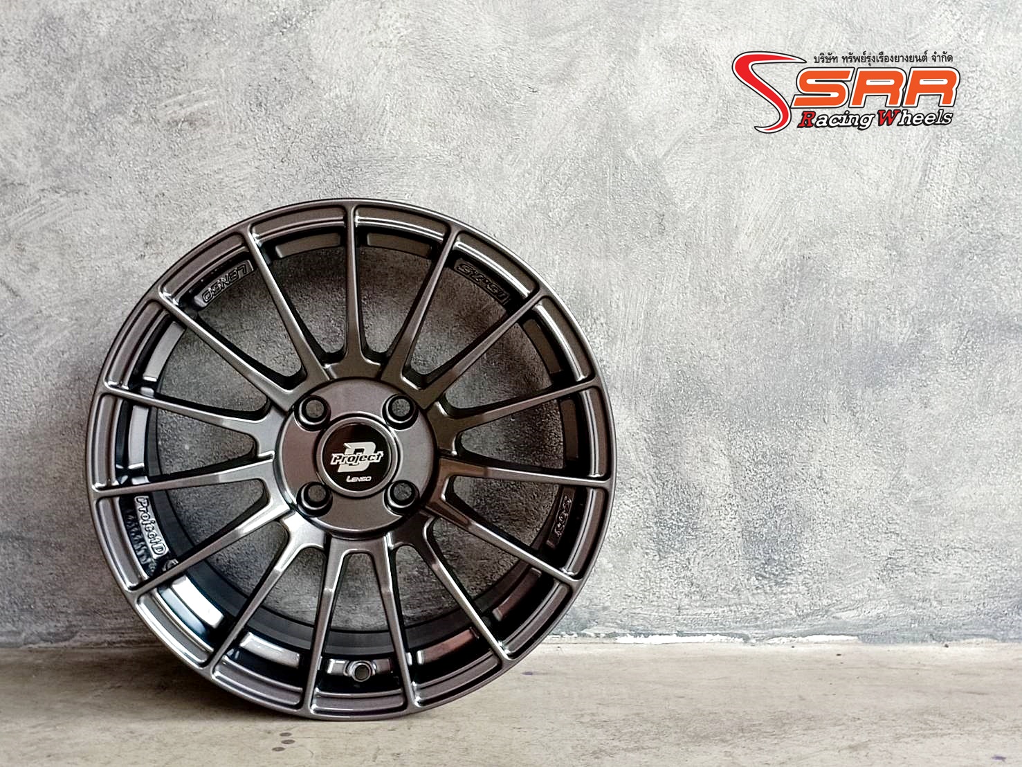PROJECT-D-R05 ขอบ15 ET35 4x100 HYPER DARK