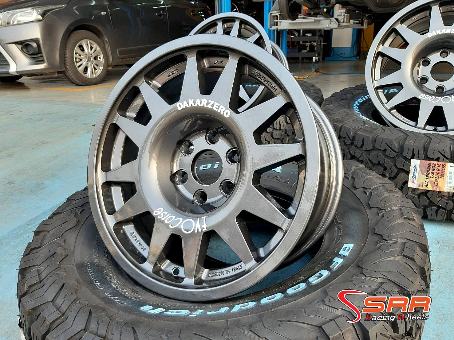 EVO-352 Corse OFF-ROAD ขอบ16 6x114.3 สำหรับใส่รถ NISSAN NAVARA