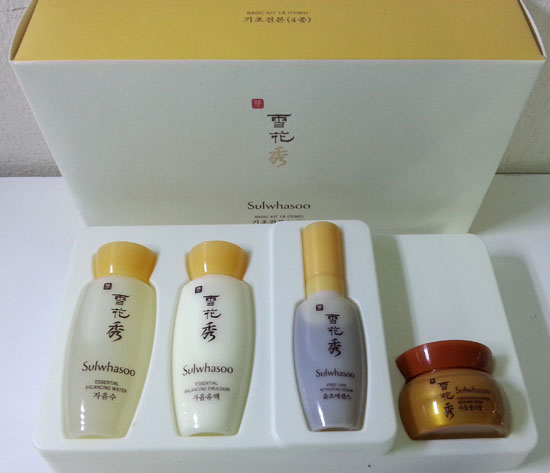 กิ๊ฟเซ็ต บำรุงผิวหน้า Sulwhasoo BASIC KIT 4 Items