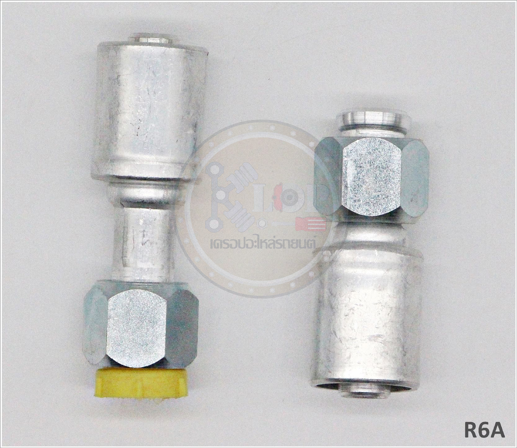 R6A พิตติ้ง 5/8นิ้ว -180องศา เตเปอร์ R12 (ปลอกอลูมิเนียม) (Vinn)