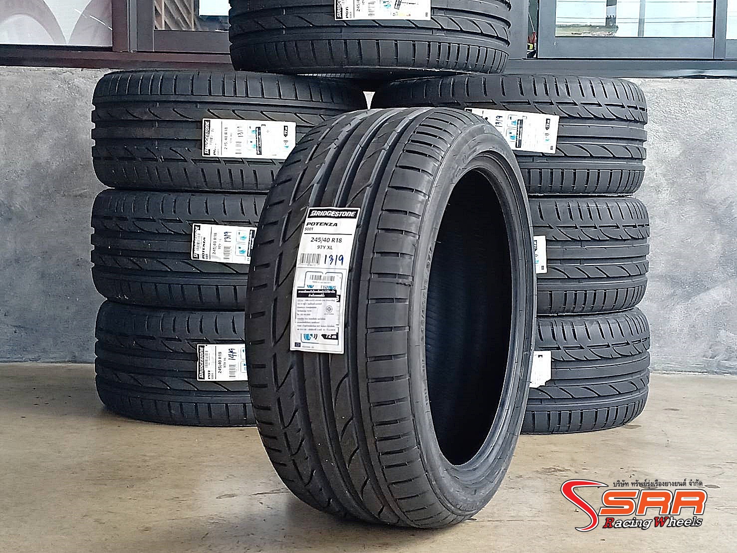 BRIDGESTONE POTENZA S001 245/40R18 ยางใหม่ปี19 ราคาพิเศษ