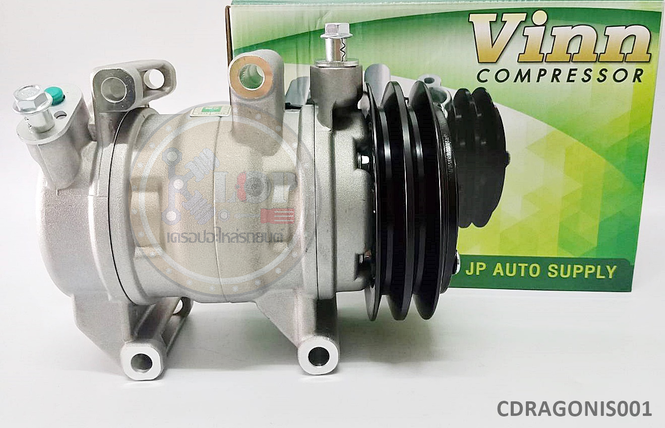 CDRAGONIS001 คอมแอร์ VINN : CALSONIC DRAGONEYE มู่เลย์ 2ร่อง (ลูกสูบ) No15 (งานไตหวัน-จีน)