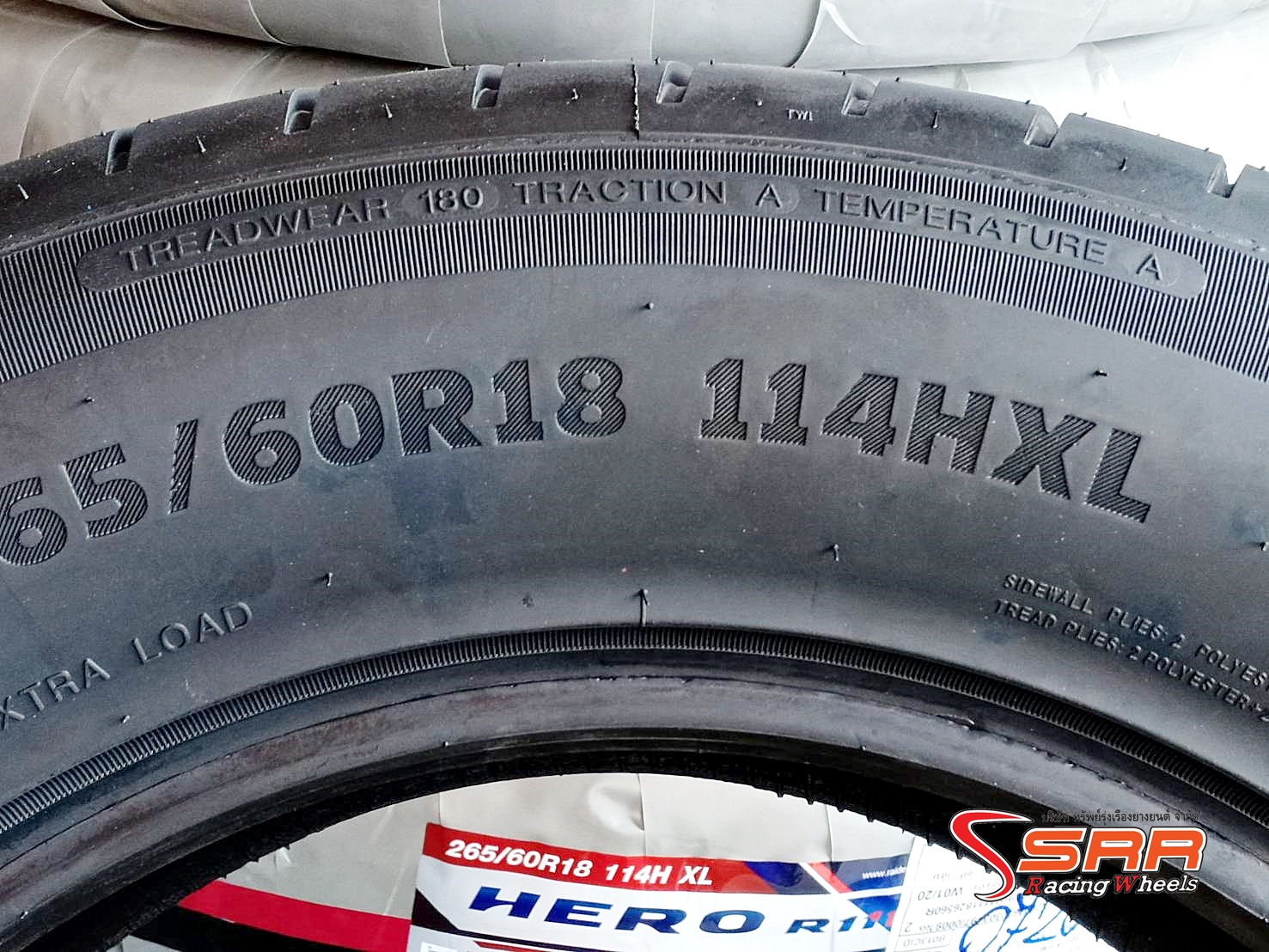 RAIDEN HERO R111 265/60R18 ยางขอบขาว ปี2020 ราคาพิเศษ