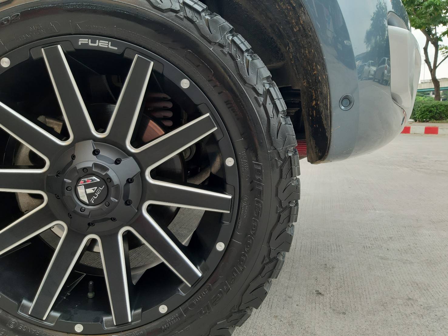 FUEL CONTRA D616 ขอบ20 6x135/6x139.7 ET+20 MATTE BLACK MILLED