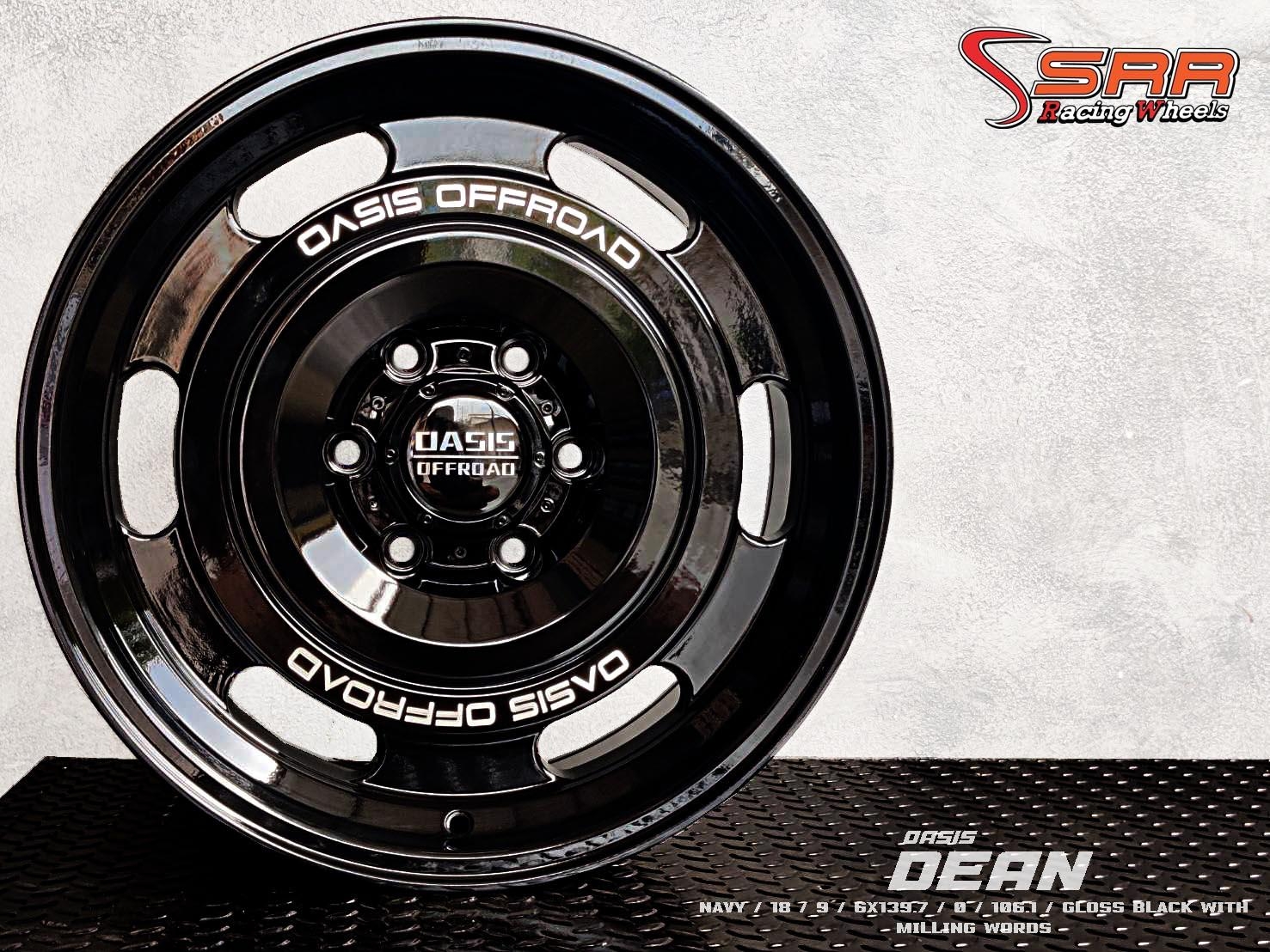 OASIS DEAN NAVY ขอบ18 6x139.7 ET0 Gloss Black ราคาพิเศษ