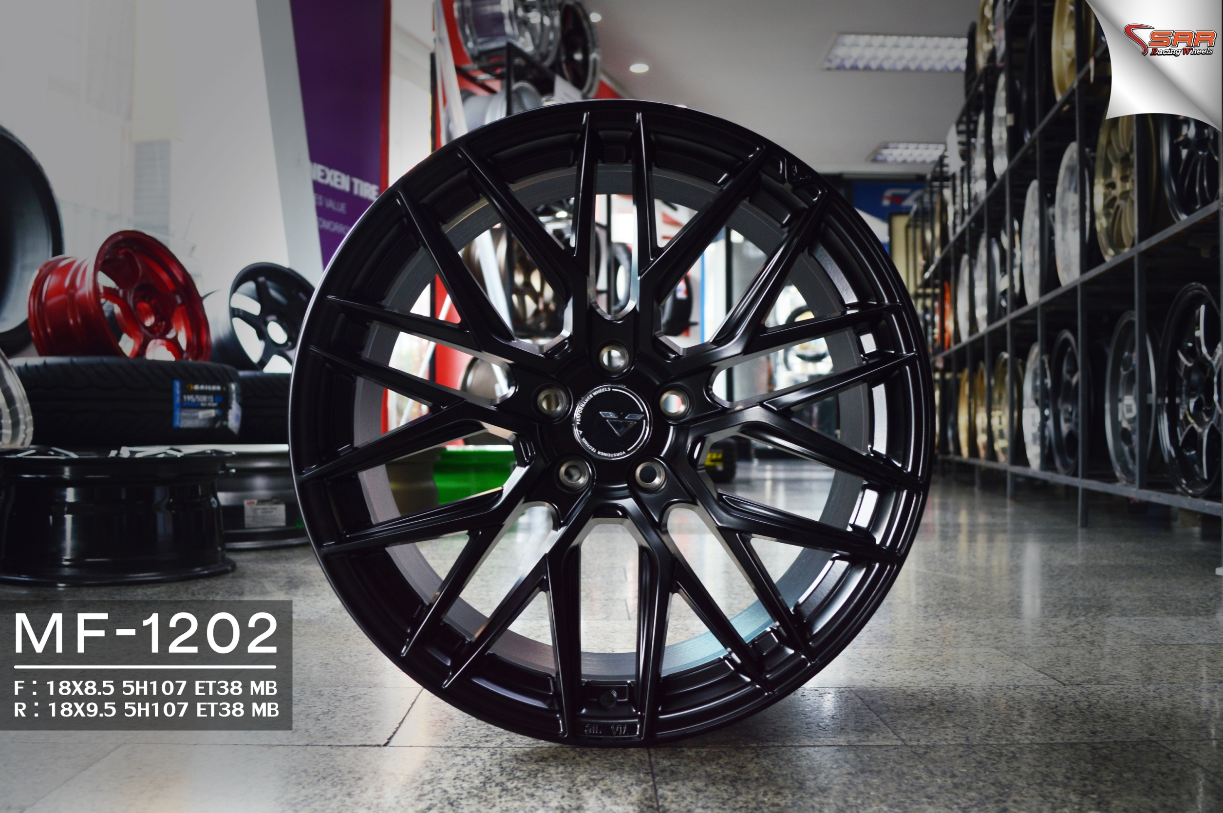 MF-1202 ล้อแม็กซ์สำหรับใส่รถ VOLVO และ CHEVROLET CRUZE ขอบ18 นิ้ว